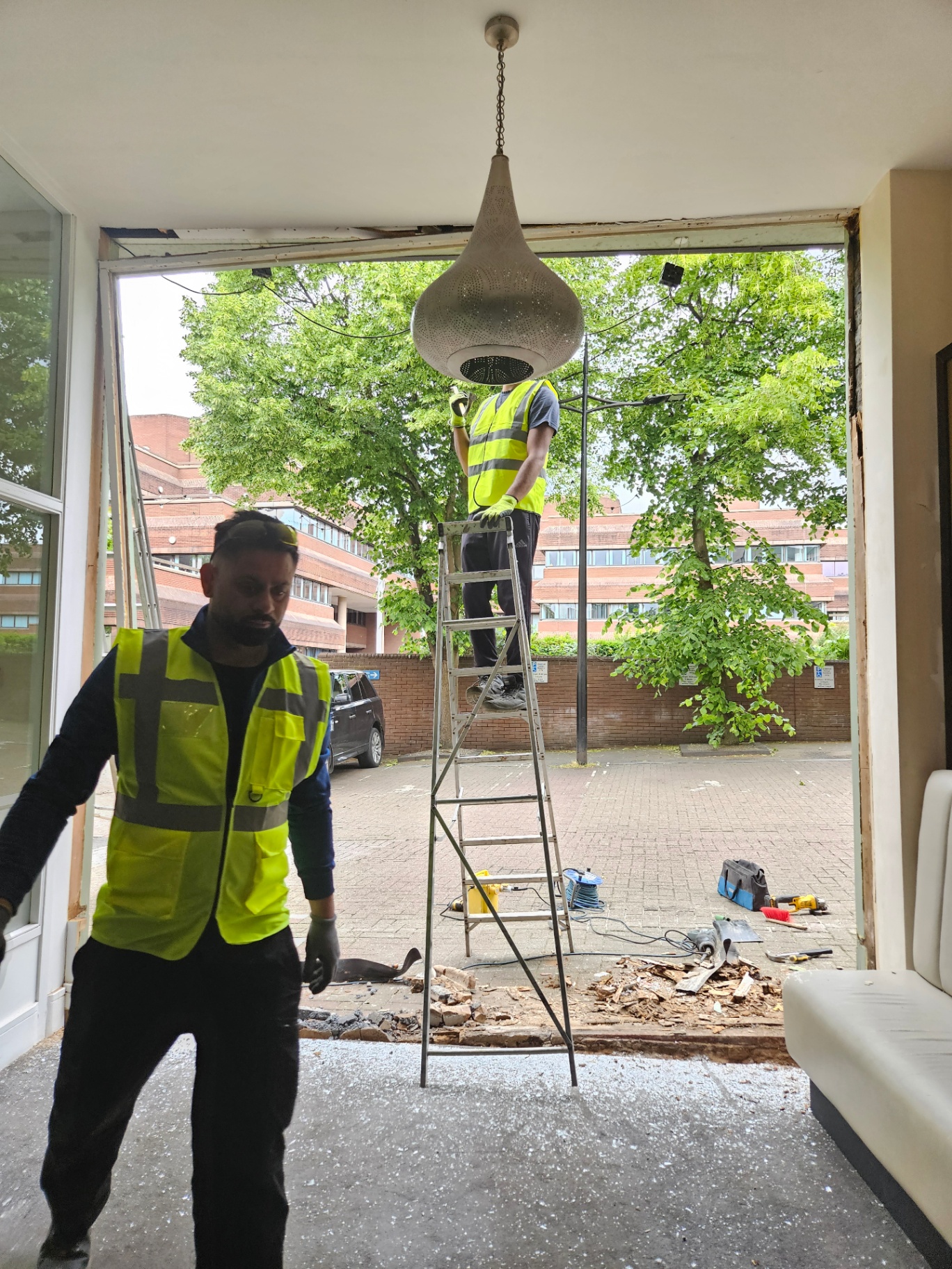 Bilash Wolverhampton — aluminium shopfront and entrance installation – Prestige Aluminium Systems